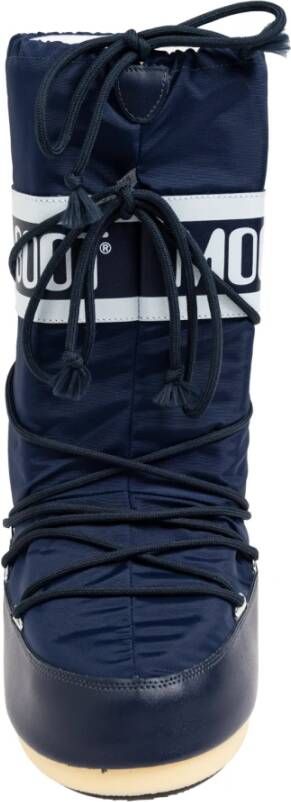 moon boot Icon Nylon Sneeuwlaarzen Blue Dames