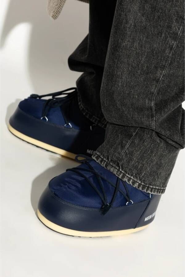 moon boot Snow Boots Icon Low Nylon Blue Heren