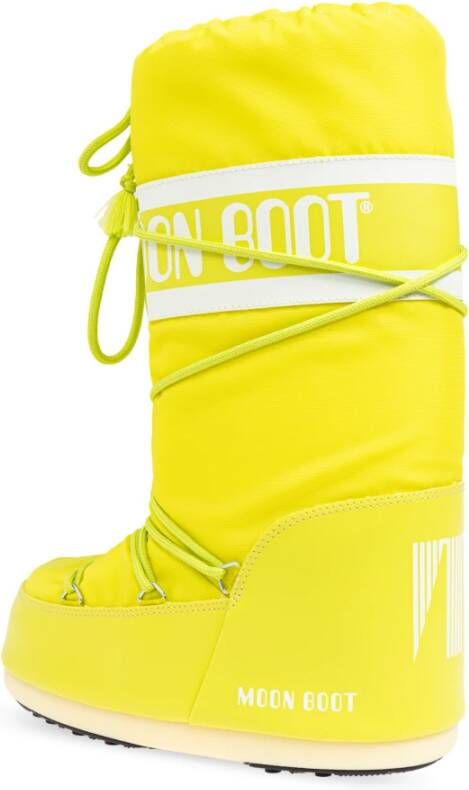 moon boot Sneeuwlaarzen icoon nylon Yellow Dames