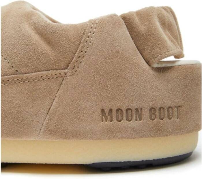 moon boot Suede Evolution Pantoffels Beige Dames