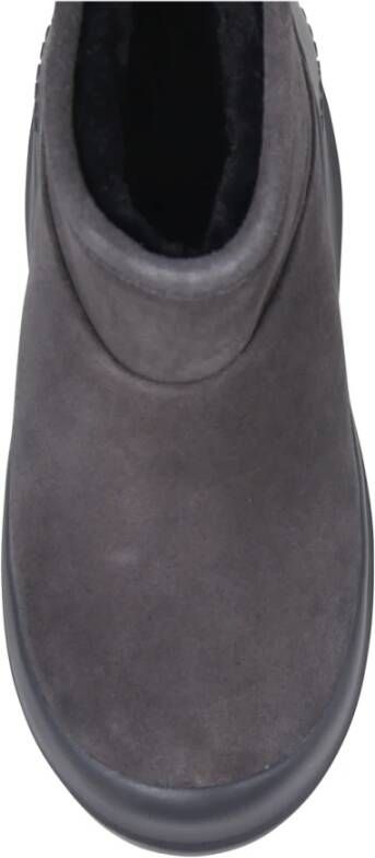 Moon Boot Suede Low Boot Antraciet