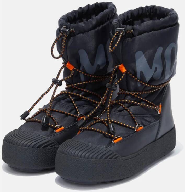 moon boot Track Polar Laarzen met Logo Print Black Heren