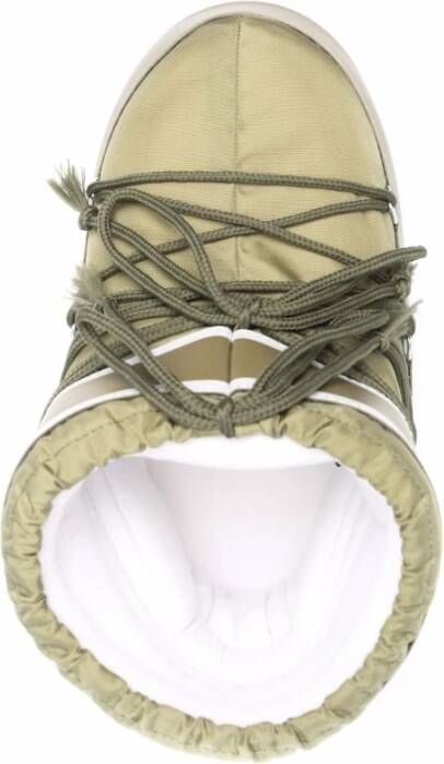 Moon boot Iconische Groene Nylon Lage Laars Green Dames - Foto 8