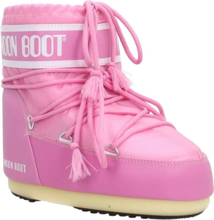 Moon Boot Laarzen Roze Polyamide Nylon Icon low nylon boots roze - Foto 5
