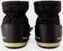 Moon boot Zwarte PVC Lage Laarzen Lichtgewicht Instapmodel Ronde Neus Black Dames - Thumbnail 8