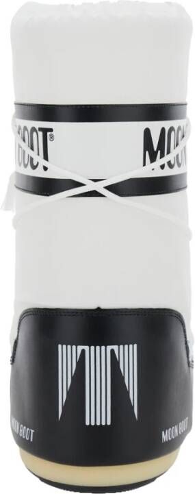 Moon Boot Witte Icon Nylon Winterlaarzen