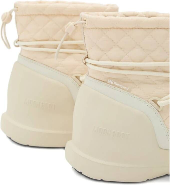 Moon Boot Witte platte schoenen voor vrouwen