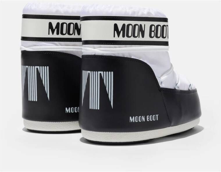 Moon Boot Witte Slip-On Genderneutrale Laarzen PVC Afwerking