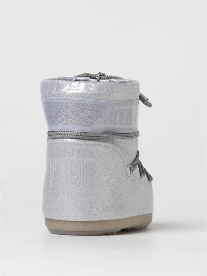 Moon Boot Zilveren Glitter Winter Enkellaarsjes