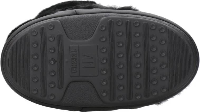 moon boot Zwarte Eco-Bont Waterdichte Winterlaarzen Black Dames