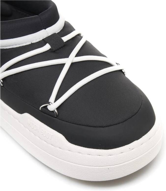 Moon Boot Zwarte Enkellaarsjes Park Icon Stijl