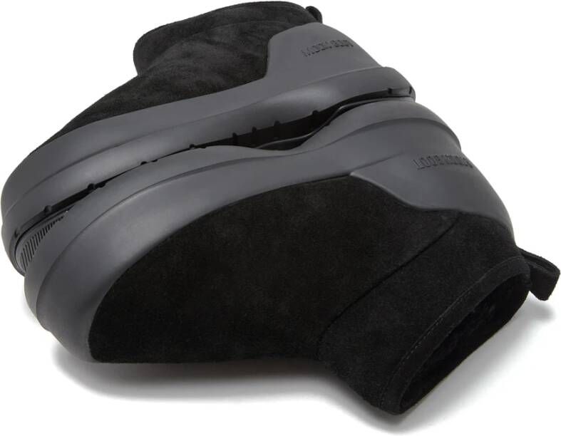 moon boot Zwarte Enkellaarzen voor Winteravonturen Black Heren