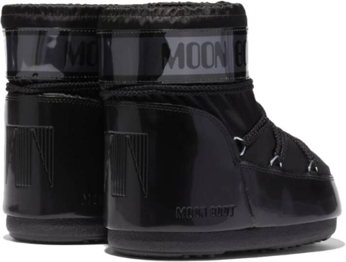 moon boot Zwarte Geslachtsloze Slip-On Laarzen Black Dames