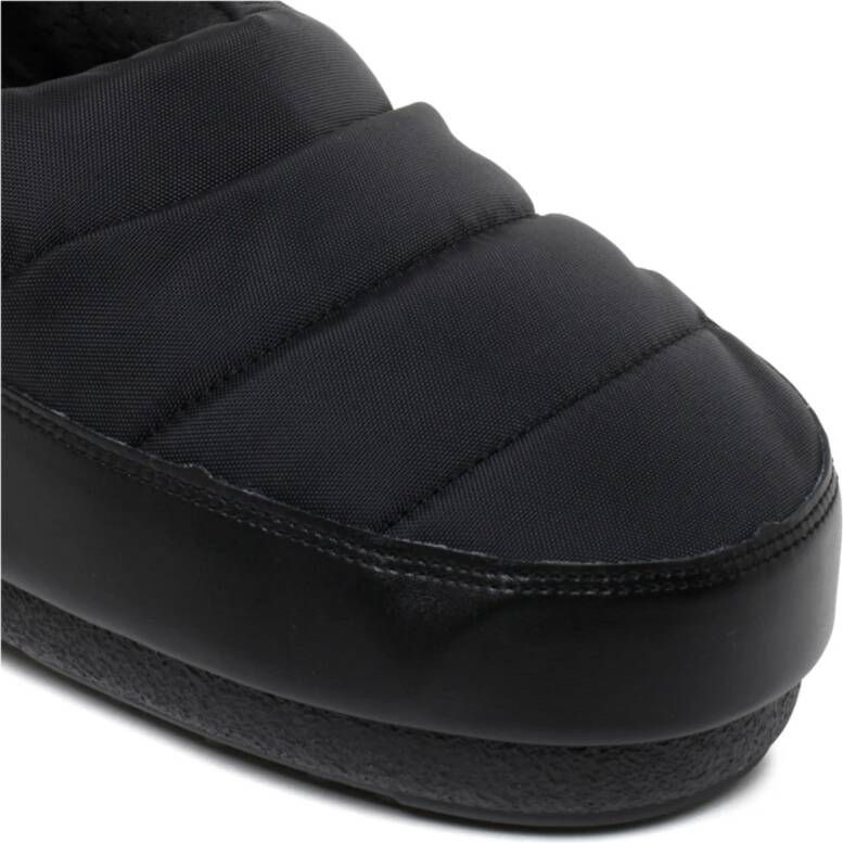 Moon Boot Zwarte Nylon Sandaal met Elastische Band