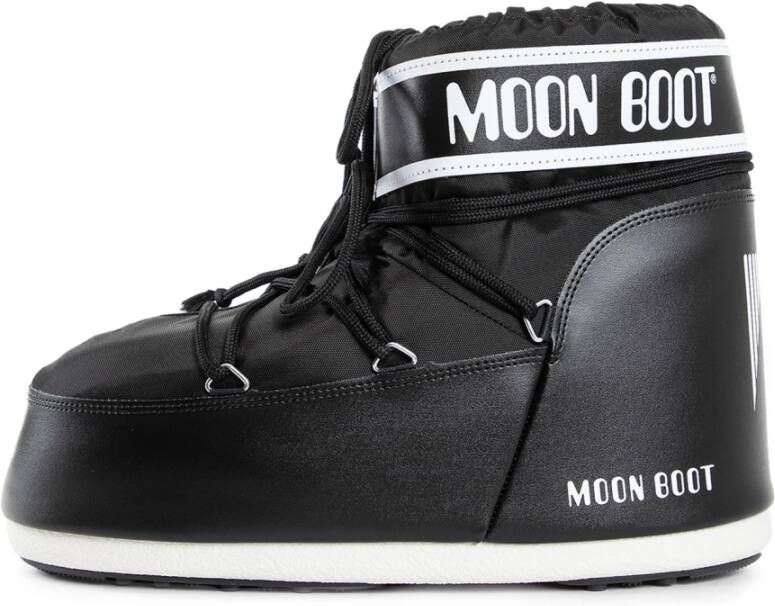 Moon Boot Zwarte Nylon Sneakers