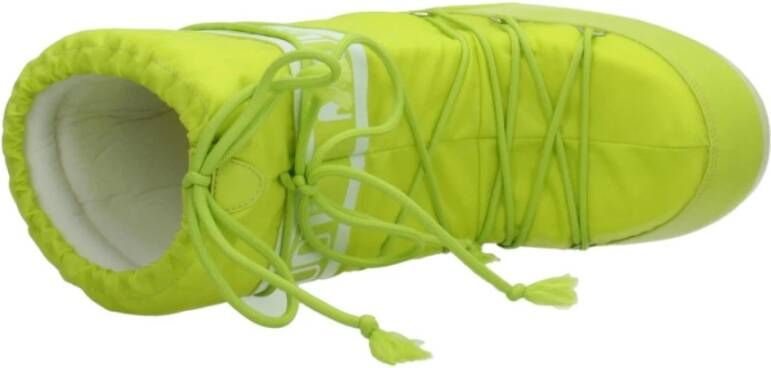 Moon Boot Zwarte Nylon Winterlaarzen