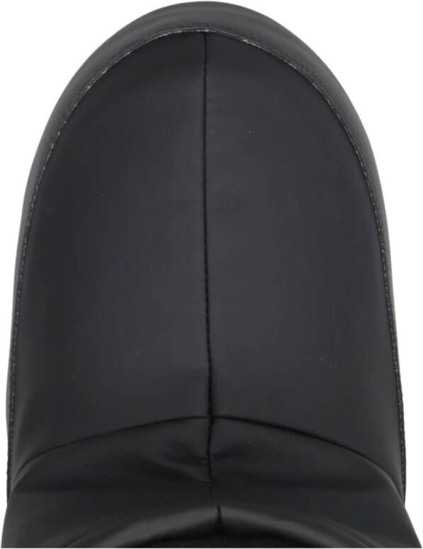 moon boot Zwarte Rubberen Winterlaarzen Black Dames