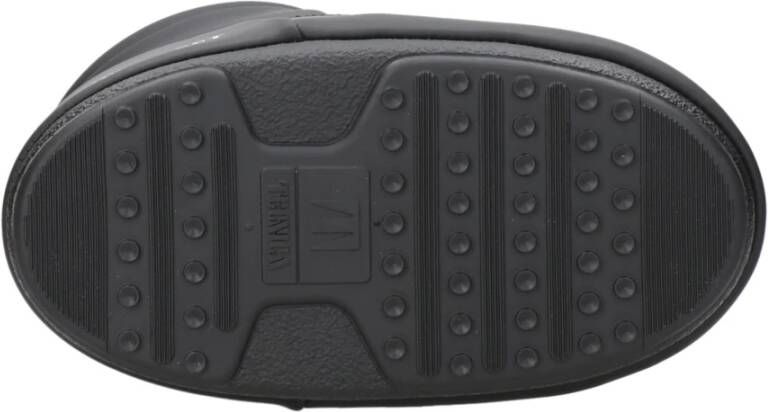 moon boot Zwarte Rubberen Winterlaarzen Black Dames