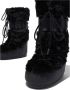 Moon boot Zwarte Instaplaarzen met Nepbont en Verstelbaar Trekkoord Black Dames - Thumbnail 8
