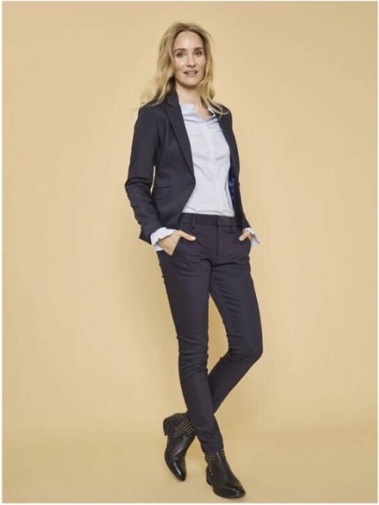 MOS Mosh Nachtbroek met Ribboorden in Marineblauw