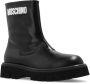 Moschino Leren enkellaarzen Zwart Dames - Thumbnail 4