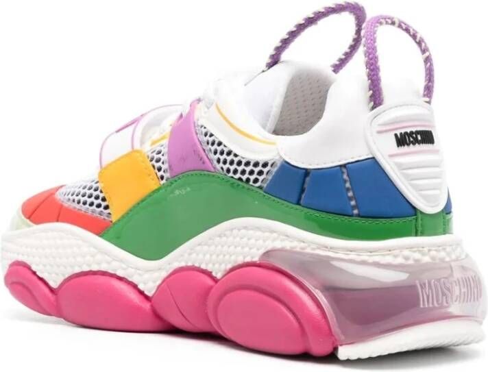 Moschino Casual Multicolor Trainers met Elastaan Zool Multicolor Heren