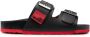 Love Moschino Leren Sliders voor Vrouwen Lente Zomer Collectie Black Dames - Thumbnail 8
