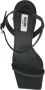 Moschino Zwarte Nappa Leren Sandalen Elegante Stijl Black Dames - Thumbnail 5