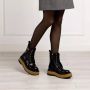 Moschino Enkellaarsjes van zwart leer met vintage-look Black Dames - Thumbnail 2
