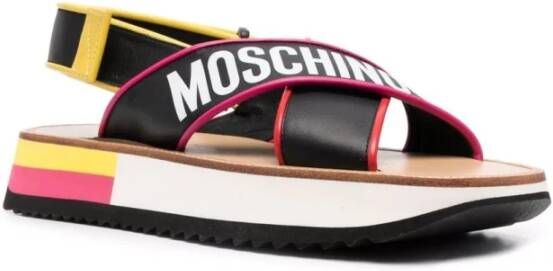 Moschino Flat Sandals Multicolor Dames