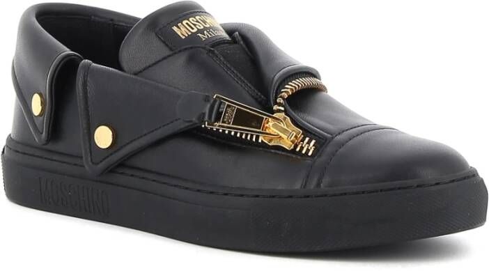 Moschino Flats Zwart Dames