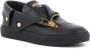 Moschino Iconische Biker Slip-Ons Black Dames - Thumbnail 2