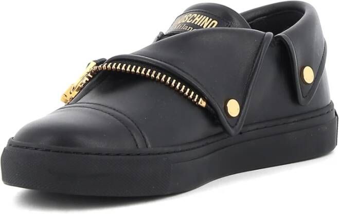 Moschino Flats Zwart Dames