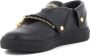 Moschino Iconische Biker Slip-Ons Black Dames - Thumbnail 3