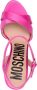 Moschino Fuchsia Roze Satijnen Sandalen Multicolor Dames - Thumbnail 4