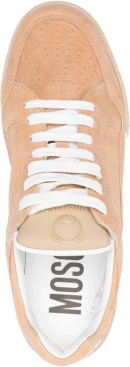 Moschino Handtekening Teddy Bear Leren Sneakers