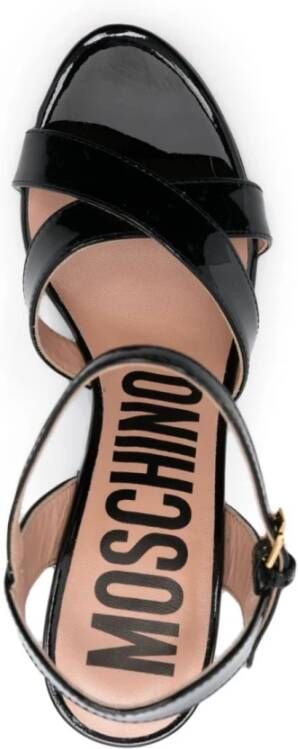Moschino High Heel Sandals Zwart Dames