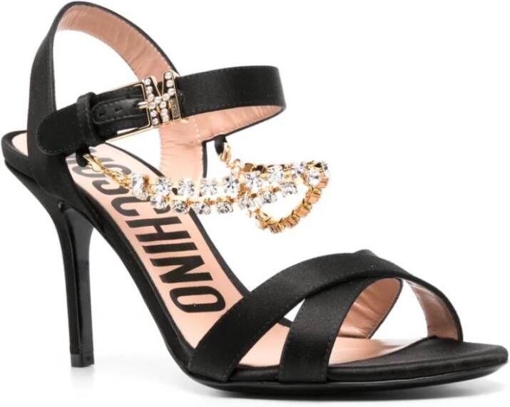 Moschino High Heel Sandals Zwart Dames