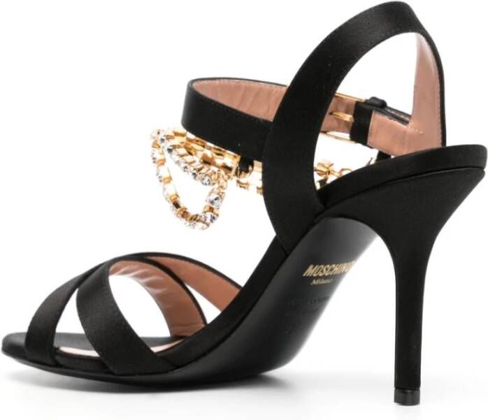 Moschino High Heel Sandals Zwart Dames