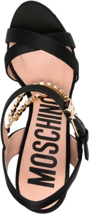 Moschino High Heel Sandals Zwart Dames