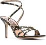 Moschino Stijlvolle Zwarte Hoge Hak Sandalen Black Dames - Thumbnail 2