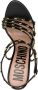 Moschino Stijlvolle Zwarte Hoge Hak Sandalen Black Dames - Thumbnail 4