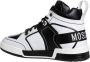 Moschino Leren Sneakers Upgrade Stijlvol Casual Cool Black Heren - Thumbnail 6