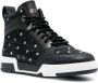 Moschino Hoge sneakers met kristallen Zwart Black Heren - Thumbnail 6