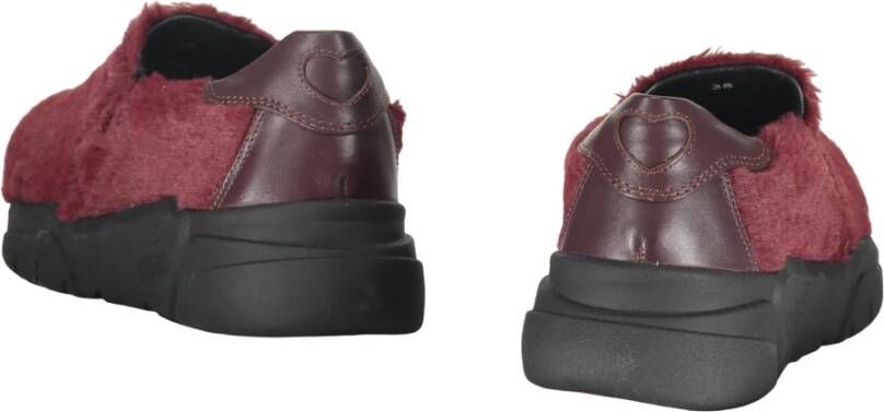 Moschino Instap Sneakers met Faux Fur