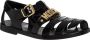 Moschino Jelly Sandals Black Dames - Thumbnail 3