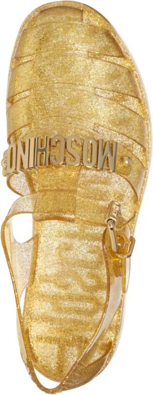 Moschino Jelly Sandals Geel Dames