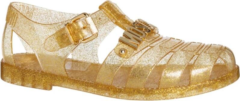 Moschino Jelly Sandals Geel Dames