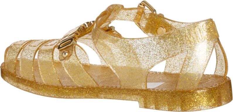 Moschino Jelly Sandals Geel Dames