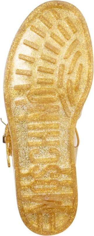 Moschino Jelly Sandals Geel Dames